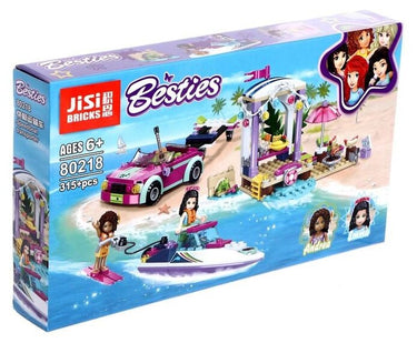 Besties Speedboat Transporter Building Blocks
